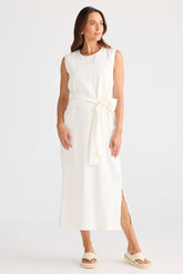 Turning Point Dress- Off White